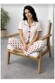 Women's Short Sleeve Summer Soft Pajama Set - 2