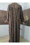 Robadan Long Sleeve 100% Viscose Pressed Floral Mother Dress, Prayer Dress, Hijab Dress - 5