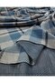 Gray Blue Plaid Knitted Fabric Width: 140cm