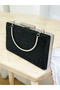 Colorful Single Side Stone Metal Handle Women's Evening Dress Bag Wedding Engagement Graduation - 7