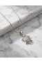 Chelora Zircon Stone Minimal Turtle Figured Steel Necklace - 2
