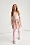 2 Pairs of Thin Ribbed Above-Knee Cotton Blend Children's Socks - 7
