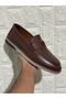 Tan Leather Men's Casual Shoes
