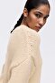 Knitted V-neck jumper