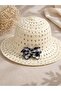 Hat and Straps Plaid Summer Girl's Dress - 5