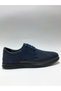 Genuine Leather Dark Blue Lace-Up Lightweight Daily Summer Men's Shoes