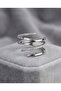 Trilixa Inlaid Zircon Stone Multi-Spiral Adjustable Ring