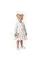 Polka Dot Muslin Girls' Dress with Bag - 5