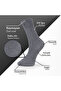 Pure Bamboo Men's Socks Long Plain White-Grey-Black Socks Seamless Premium Boxed 6-Piece L5952Aznb Softaura - 4