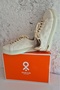 D26Ya-7065-B Eren Shoes&Bag Genuine Leather Lace-Up Flat Sole Women's Sneaker Cream - 2