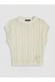 Vizyon New Season Crew Neck Openwork Women's Knitwear Sweater - 5