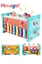 Educational Hammering Toys Sensory Fishing Games Xylophone Shape Sorter Busy Toy 10 in 1 Hexahedron - 2