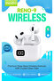 RENO-9 Wireless Earbuds with ANC,LED Power Display Compatible with iOS & Android - 2
