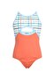50 Uv Protection Orange Girls' Swimsuit