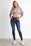 Waist-Fitted Wide-Sleeved Natural Blouse - 2