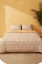 Mink Daisy Breathable Cotton Single Duvet Cover Set - 2