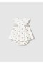 Newborn Girl Embroidered Dress - 2