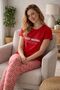 100% Cotton Modal Combed Cotton Women's Pajama Set – Soft Textured, Breathable, Comfortable Home Wear Set - 3