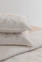 Flos 100% Cotton Single Ranforce Duvet Cover Set - Salmon - 3