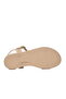 Beige Women's Flat Sandals - 5