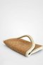 Natural Handmade Clutch Bag with Handwoven Detail - 4
