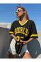 Magic Size V-Neck Brooklyn 25 Printed Oversize T-Shirt - 4