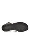 Black Women's Flat Sandals - 5