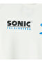 White Crew Neck Sonic Printed Boys T-Shirt - 3
