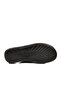 Black Genuine Leather Men's Flat Slippers - 5