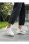 White Sole Quilted Casual Sports Shoes - 3