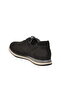 Black Genuine Leather (Large Size) Men's Casual Shoes - 4