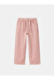 Wide Leg Gabardine Trousers 3-6 Years Pink - 2