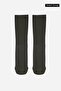 Unisex Organic Cotton Flight and Pilot Socks with Special Firming Technology Dark Khaki - 2