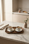 Acacia Look Rectangular Presentation Tray - 29X23 cm - - 2