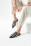 Bianca Women's Patent Leather Trok Detailed Pointed Toe Slippers - 6