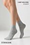 Egyptian Unisex 7% Silver Mineral-Infused Socks and Short Socks Gray - 3