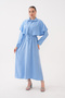 Modal Woven Dress with Cape Detail - 3