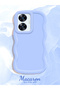 Anti-Knock Simple Blue Silicone Phone Case Compatible with Realme C55