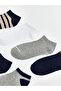 Lcw Kids Mixed Striped Boys' Booties Socks Pack of 7 - 2