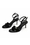 Women's Thin Heeled Sandals with Ankle Strap, Minimalist Stylish Daily & Evening Wear Shoes