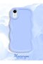 iPhone Xr Compatible Shockproof Simple Blue Silicone Phone Case - 2