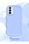 Simple Blue Silicone Phone Case Compatible with Samsung Galaxy M23 Shockproof