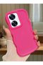 Shockproof Simple Red Silicone Phone Case Compatible with Realme C55 - 2