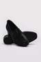 Genuine Leather Women's Thick Heeled Shoes 889Za5852 - 3