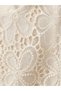 Chest Embroidered Baby Dress with Ribbon Detail - 4