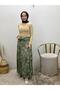 Lined Patterned Skirt