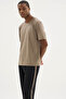 New Season Modal-Cotton Men's Crew Neck Side Stripe Detailed Pajama Set - 2