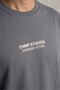 Women's Oversize T-Shirt Chmp Studios Printed Smoked – Crew Neck, 100% Cotton Compact Single Jersey 24/1 - 6
