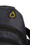 Women's Linen Fabric Zippered Chest and Shoulder Bag with USB Headphone Outlet - Black - Yellow - 6