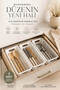 3-Piece Modular Cutlery Set Drawer Organizer Spoon Fork Knife Organizer